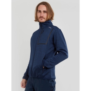 Pánska lyžiarska mikina so zipsom - FUNDANGO-Jefferson Fleece Jacket-486-patriot blue Modrá XXL 1