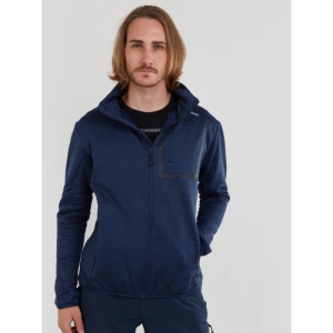 Pánska lyžiarska mikina so zipsom - FUNDANGO-Jefferson Fleece Jacket-486-patriot blue Modrá XXL 2