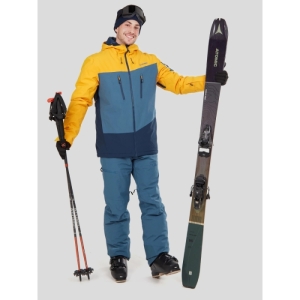 Pánske lyžiarske nohavice - FUNDANGO-Teak Pants-480-navy Modrá L 4