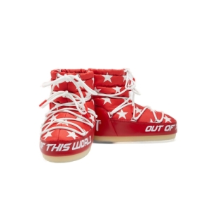 Dámske členkové zimné topánky - MOON BOOT-Light Low Stars red/white Červená 39/40 1