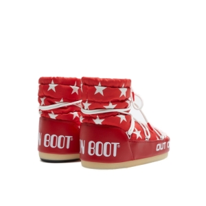 Dámske členkové zimné topánky - MOON BOOT-Light Low Stars red/white Červená 39/40 2
