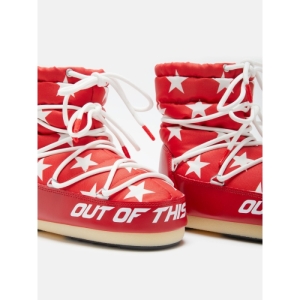 Dámske členkové zimné topánky - MOON BOOT-Light Low Stars red/white Červená 39/40 3