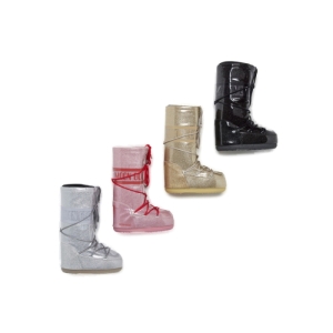 Dámske vysoké zimné topánky - MOON BOOT-Icon Glitter gold Žltá 39/41 4