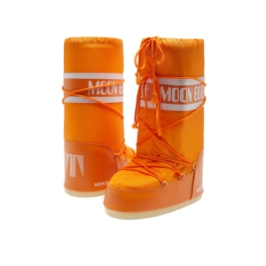 Dámske vysoké zimné topánky - MOON BOOT-Icon Nylon sunny orange Oranžová 39/41 1