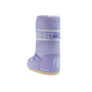 Dievčenské vysoké zimné topánky - MOON BOOT-Icon Nylon Jr lilac Fialová 31/34 2