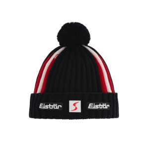 Zimná čiapka - EISBÄR-Leizel OS Pompon MÜ RL SP 309 Čierna 47/53cm