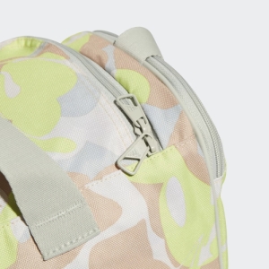 Dámska cestovná taška - ADIDAS-LIN DUF S GFW MULTCO/WONSIL/WHITE Mix 25L 4