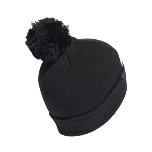 Dámska zimná čiapka - ADIDAS-POMPOM BEANIE BLACK/WHITE Čierna 58/60cm 1