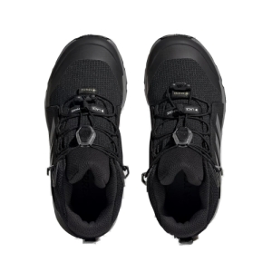 Juniorská členková turistická obuv - ADIDAS-Terrex Mid Jr GTX core black/grey three/core black Čierna 40 3