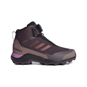 Dievčenské zimné topánky - ADIDAS-Terrex Winter Mid Boa Rain.RDY shadow maroon/red/lilac Červená 40 1