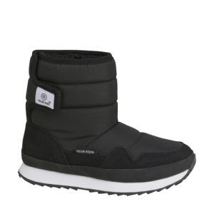 Chlapčenské vysoké zimné topánky - COLOR KIDS-Boots W. 1 velcro black Čierna 35