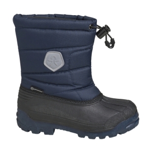 Chlapčenské vysoké zimné topánky - COLOR KIDS-Boots - WP total eclipse Modrá 35