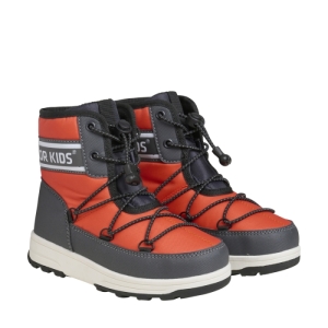 Detské vysoké zimné topánky - COLOR KIDS-Boots W. String orange Oranžová 35 1