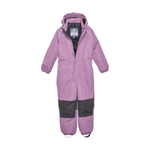 Dievčenský zimný overal - COLOR KIDS-Coverall W. Contrast, argyle purple Fialová 98 1