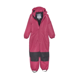 Dievčenský zimný overal - COLOR KIDS-Coverall W. Contrast, vivacious Ružová 98 1