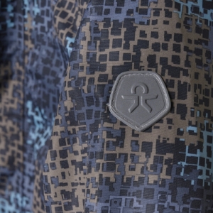 Chlapčenský zimný overal - COLOR KIDS-Coverall - AOP, stone blue Modrá 98 3