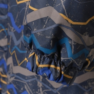 Chlapčenský zimný overal - COLOR KIDS-Coverall - AOP, total eclipse 741089.7850 Modrá 98 3