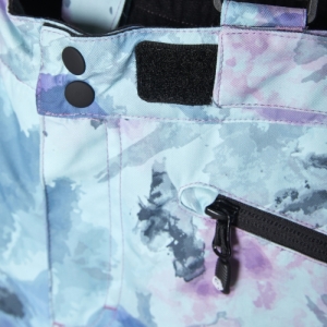 Dievčenské lyžiarske nohavice - COLOR KIDS-Ski Pants - AOP, violet tulle Ružová 164 2