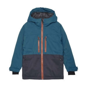 Chlapčenská lyžiarska bunda - COLOR KIDS-Jr. Ski Jacket - Colorblock, legion blue Modrá 164