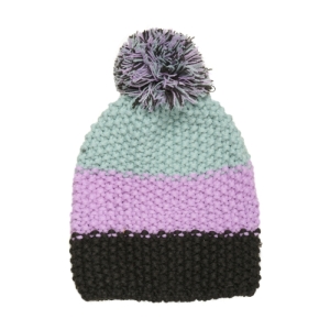 Dievčenská zimná čiapka - COLOR KIDS-Hat-Colorblock-741227.6685-violet tulle Ružová 52cm