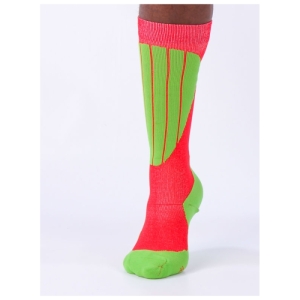 Lyžiarske podkolienky (ponožky) - BOOT DOC-BD Poison socks Červená 39/41