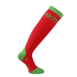 Lyžiarske podkolienky (ponožky) - BOOT DOC-BD Rasta socks, wide fit Červená