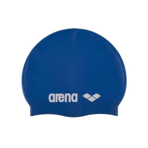 Juniorská plavecká čiapka - ARENA-Clasic Silicone Jr. blue-white Modrá