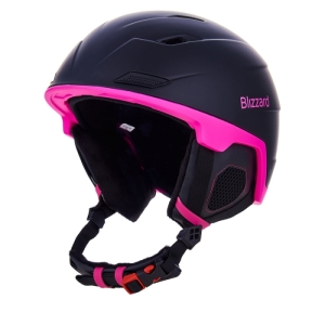 Dámska lyžiarska prilba - BLIZZARD-Viva Double ski helmet, black matt/magenta Čierna 56/59 cm 20/21