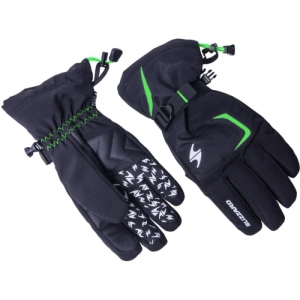 Lyžiarske rukavice - BLIZZARD-Reflex ski gloves, black/green Čierna 11