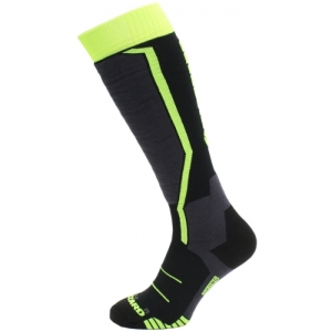 Juniorské lyžiarske podkolienky (ponožky) - BLIZZARD-Allround ski socks junior, black/anthracite/signal yellow Čierna 24/26