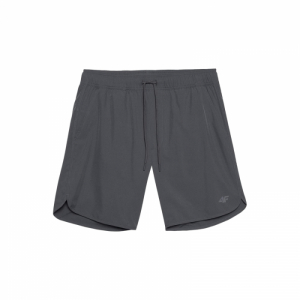 Pánske plavky - 4F-BOARD SHORTS-4FWSS24UBDSM092-22S-ANTHRACITE Šedá XL 3