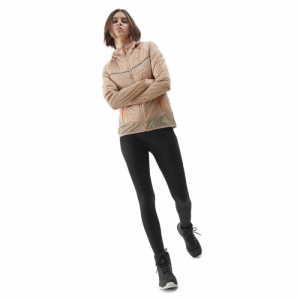 Dámska turistická bunda - 4F-DOWN JACKET-4FWSS24TDJAF383-83S-BEIGE Béžová L 4