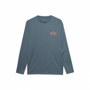 Pánske tričko s dlhým rukávom - 4F-LONGSLEEVE-4FWSS24TLONM246-22S-ANTHRACITE Šedá XXL 3