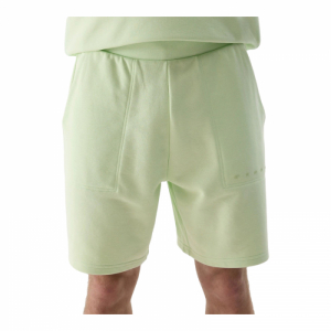 Pánske teplákové kraťasy - 4F-SHORTS CAS-4FWSS24TSHOM330-42S-LIGHT GREEN Zelená XL