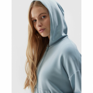 Dámska mikina - 4F-SWEATSHIRT-4FWSS24TSWSF1002-34S-LIGHT BLUE Modrá L 1