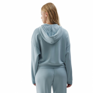 Dámska mikina - 4F-SWEATSHIRT-4FWSS24TSWSF1002-34S-LIGHT BLUE Modrá L 2