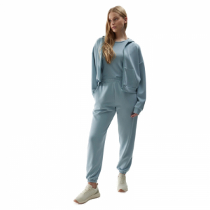 Dámska mikina - 4F-SWEATSHIRT-4FWSS24TSWSF1002-34S-LIGHT BLUE Modrá L 4