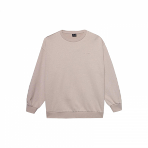 Pánska mikina - 4F-SWEATSHIRT-4FWSS24TSWSM1027-83S-BEIGE Béžová XL 5