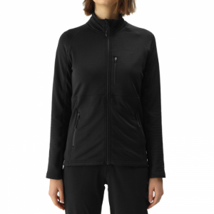 Dámska turistická mikina so zipsom - 4F-SWEATSHIRT FNK-4FWSS24TFSWF316-21S-BLACK Čierna L 1