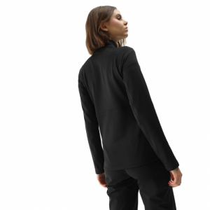 Dámska turistická mikina so zipsom - 4F-SWEATSHIRT FNK-4FWSS24TFSWF316-21S-BLACK Čierna L 2