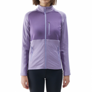 Dámska turistická mikina so zipsom - 4F-SWEATSHIRT FNK-4FWSS24TFSWF316-52S-LIGHT VIOLET Fialová L 1