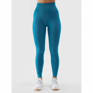 Dámske legíny - 4F-TIGHTS FNK-4FWSS24TFTIF231-35S-TURQUOISE Zelená XS/S 1