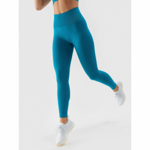 Dámske legíny - 4F-TIGHTS FNK-4FWSS24TFTIF231-35S-TURQUOISE Zelená XS/S 2