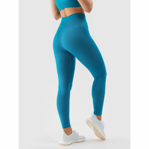 Dámske legíny - 4F-TIGHTS FNK-4FWSS24TFTIF231-35S-TURQUOISE Zelená XS/S 3