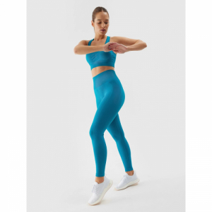 Dámske legíny - 4F-TIGHTS FNK-4FWSS24TFTIF231-35S-TURQUOISE Zelená XS/S 4