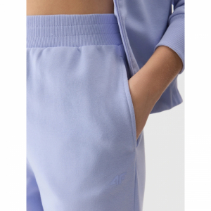 Dámske tepláky - 4F-TROUSERS-4FWSS24TTROF666-34S-LIGHT BLUE Modrá L 5