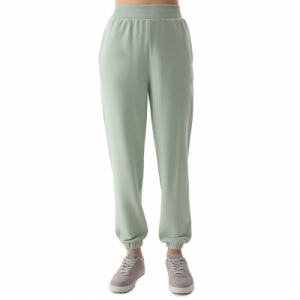 Dámske tepláky - 4F-TROUSERS-4FWSS24TTROF666-42S-LIGHT GREEN Zelená L