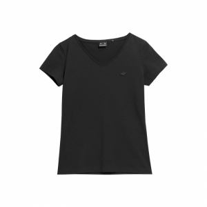 Dámske tričko s krátkym rukávom - 4F-TSHIRT  F730-20S-DEEP BLACK Čierna XS 5