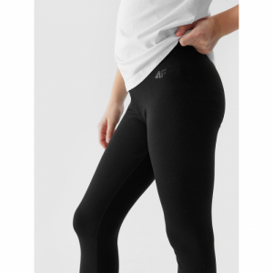 Dievčenské legíny - 4F JUNIOR-TIGHTS-4FJWSS24TTIGF130-20S-DEEP BLACK Čierna 164 4
