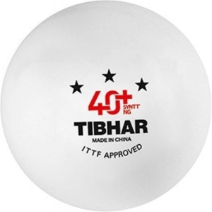 Stolnotenisové loptičky - TIBHAR-Balls 40+ SynTT NG 3pack Biela 1
